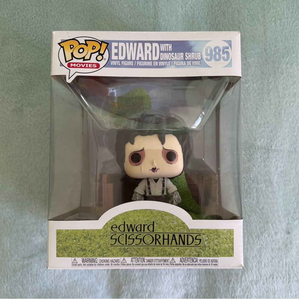Funko Pop Edward with Green Dinosaur Shrub
